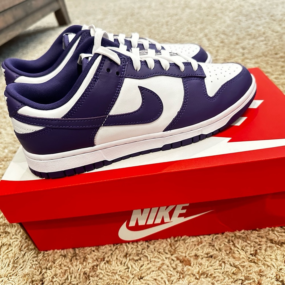Nike Dunk Low Retro White/Court Purple